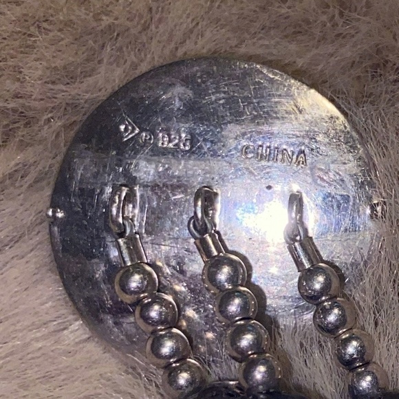 Silpada Sterling Silver Black Lava Rock & Beads Bracelet 3 strand 7” Length - Picture 6 of 6